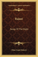 Rajani: Songs of the Night (Mint Editions 054840416X Book Cover