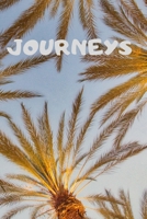 Journeys: 90 Pages of 6 X 9 Inch Bound Top Half White Blank Bottom Half College Ruled 1692561499 Book Cover