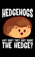 Hedgehogs Why Don't They Just Share The Hedge?: Why Don't They Just Share The Hedge? 2020 Pocket Sized Weekly Planner & Gratitude Journal (53 Pages, ... - Small Fit For Purses, Backpacks & Pockets 1678673625 Book Cover