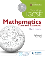 Cambridge IGCSE Mathematics Core and Extended 1444191705 Book Cover