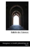 Bulletin des Sciences 1117129624 Book Cover