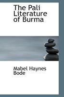 The Pali Literature of Burma 1014510260 Book Cover