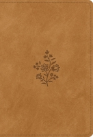 ESV Large Print Compact Bible, Red Letter (Trutone, Nubuck Caramel, Wildflower Design) B0H4HDLPGH Book Cover