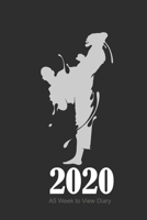 2020 A5 Week to View Diary: Martial Arts/ Taekwondo/ Karate/ Kick Boxing Style Planner with Calendar. 6 x 9 1673518826 Book Cover