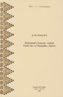 Dictionnaire Francais-Kabyle. Parler Des at Mangellat (Algerie) 9042926864 Book Cover