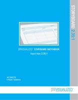 Previsualized Storyboard Sketchbook: Aspect Ratio 1.33:1 0989267520 Book Cover