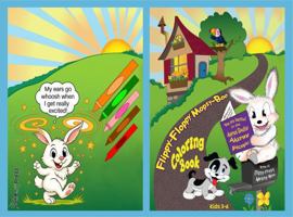 Flippy-Floppy Mopsy-Boo Coloring Book: Children's Artistic Adventure-Off to the Animal Shelter/Humane Society Alumni Summer Picnic 1969155442 Book Cover