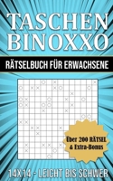 Taschen BINOXXO 14x14 Rätselbuch für Erwachsene - Leicht bis Schwer - Über 200 Rätsel & Extra-Bonus (German Edition) B0CRZCKSKM Book Cover