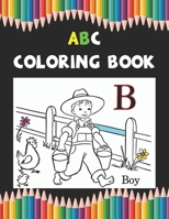 Abc Coloring Book: Great letter tracing practice for kids 1679310666 Book Cover