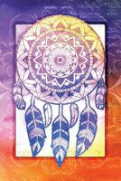 Mandala Dream Catcher Notebook: Lined Journal Native American Watercolor Art 1796964603 Book Cover