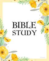 Bible Study Journal: Creative Christian Workbook - A Simple Guide To Journaling Scripture Personal Notebook, Bible Study Workbook 1981679715 Book Cover