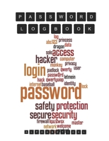 Password Notebook: Internet Address Username Password Website Login With Alphabetical Tabs ( Size 8.5 X 11 ) Padlock Password Word Cloud Concept 1710134119 Book Cover
