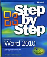 Microsoft® Word 2010 Step by Step (Step By Step (Microsoft)) 0735626936 Book Cover