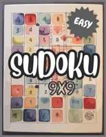 SUDOKU: 50 Easy 9x9 Sudoku Games with The Solutions B0CSKK53WS Book Cover