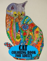 Cat Coloring Book For Adults: Adorable cat coloring book for mind relaxation and stress relief, A amazing book for cat lovers B091CPB9B8 Book Cover
