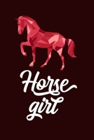 Horse girl: A Cute Horse girl Journal to write in| horse journal diary | 120 Pages Ruled Notebook ( 6" x 9" ) | Ideal Gift, horse notebook, horse journal 1674170521 Book Cover