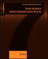 Seven Deadliest Unified Communications Attacks 1597495476 Book Cover