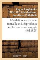 Législation ancienne et nouvelle et jurisprudence tant judiciaire qu'administrative 2014108714 Book Cover