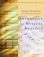 Anthology for Musical Analysis, Postmodern Update 0495189766 Book Cover