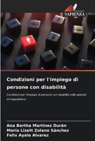 Condizioni per l'impiego di persone con disabilità (Italian Edition) 6208631793 Book Cover