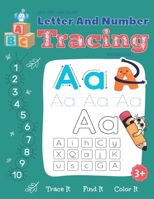 Abc Fun And Easy Letter And Number Tracing Workbook: handwriting and line tracing practice book for kids and Kindergarten, toddlers and preschoolers writing workbook, abc for kids ages 3-5 B08XFP2RG1 Book Cover