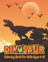 Dinosaur coloring book for kids ages 4-8!: 30 pictures of cute dinosaurs that are fun & easy to color B08BWCD31Z Book Cover
