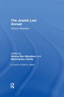 The Jewish Law Annual Volume 19 0367602091 Book Cover