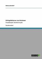 Erfolgsfaktoren von Fusionen: Praxisbeispiel: DaimlerChrysler 3640206266 Book Cover