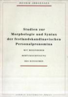 Studien Zur Morphologie Und Syntax Der Festlandskandinavischen Personalpronomina 8772888814 Book Cover