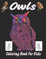 Owls Coloring Book for Kids: Gorgeous Owl kingdom and Fun Owls Relaxing Designs for Kids Ages 4-8 B0915MBLW7 Book Cover
