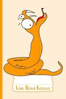 Orange Hungry Snake Wide Ruled Notebook 1790728231 Book Cover