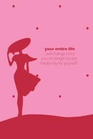 Your Entire Life Notebook, Blank Write-in Journal, Dotted Lines, Wide Ruled, Medium (A5) 6 x 9 In (Red) 171444872X Book Cover