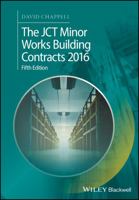 The JCT Minor Works Building Contracts 2016 1119415543 Book Cover
