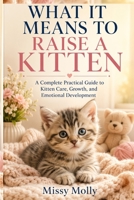 What It Means to Raise a Kitten: A Complete Practical Guide to Kitten Care, Growth, and Emotional Development (The Cat Mastery Series) B0GXVMRTH8 Book Cover