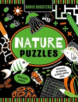 Brain Boosters Nature Puzzles (with neon inks) Learning Activity Book for Kids: Activities for boosting problem-solving skills 1953344437 Book Cover