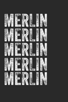 Name MERLIN Journal Customized Gift For MERLIN A beautiful personalized: Lined Notebook / Journal Gift, Notebook for MERLIN,120 Pages, 6 x 9 inches , ... Family Notebook,Customized Journal, The Di 1677871032 Book Cover