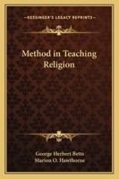 Method in Teaching Religion 1162779101 Book Cover