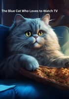 The Blue Cat Who Loves to Watch TV B0C9S8SDG2 Book Cover