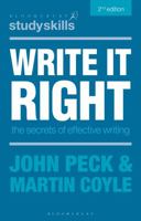 Write It Right: A Handbook for Students (Palgrave Study Guides) 1403994870 Book Cover