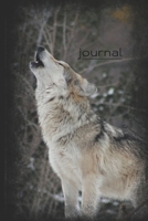 Journal: Lined Notebook With Beautiful Wolf Design. Perfect Gift For Animal Lovers, Trendy Wolf Journal For Kids, Perfect For School Or Work Notes 1709943432 Book Cover