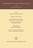 Bibliographie Georg Kerschensteiner: Band I: Im Druck Erschienene Schriften, Reden Und Nachgelassene Manuskripte 3531032135 Book Cover
