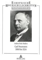 Carl Neumann: 1860 Bis 1934 3631462107 Book Cover