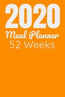 2020 Meal Planner 52 Weeks Food Journal Grocery List 6x9 100 Pages: Food Journal Prep Grocery List Food Planner 1661125484 Book Cover