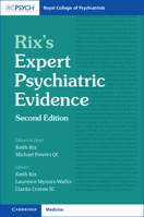 Rix's Expert Psychiatric Evidence 1911623680 Book Cover