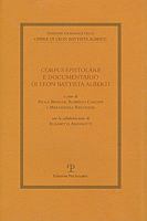 Corpus Epistolare E Documentario Di Leon Battista Alberti 8859604028 Book Cover