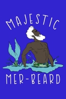 Majestic Mer Beard: Comic Book Notebook Paper 1088686095 Book Cover
