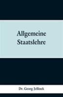 Allgemeine Staatslehre 935329925X Book Cover