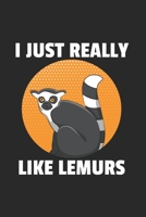 Lemur Notizbuch: Lemur Notizbuch für Liebhaber / Notizheft / Notizblock A5 (6x9in) Dotted Notebook / Punkteraster / 120 gepunktete Seiten (German Edition) 1671346009 Book Cover