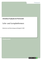 Lehr- und Lernplattformen 3640518659 Book Cover