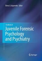 Handbook of Juvenile Forensic Psychology and Psychiatry 1461409047 Book Cover